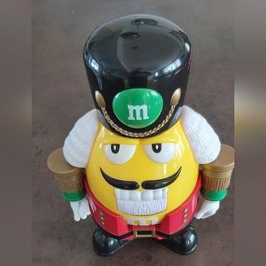Mars M&Ms Yellow Nutcracker Sweet Candy Dispenser Holiday Limited Edition Rare